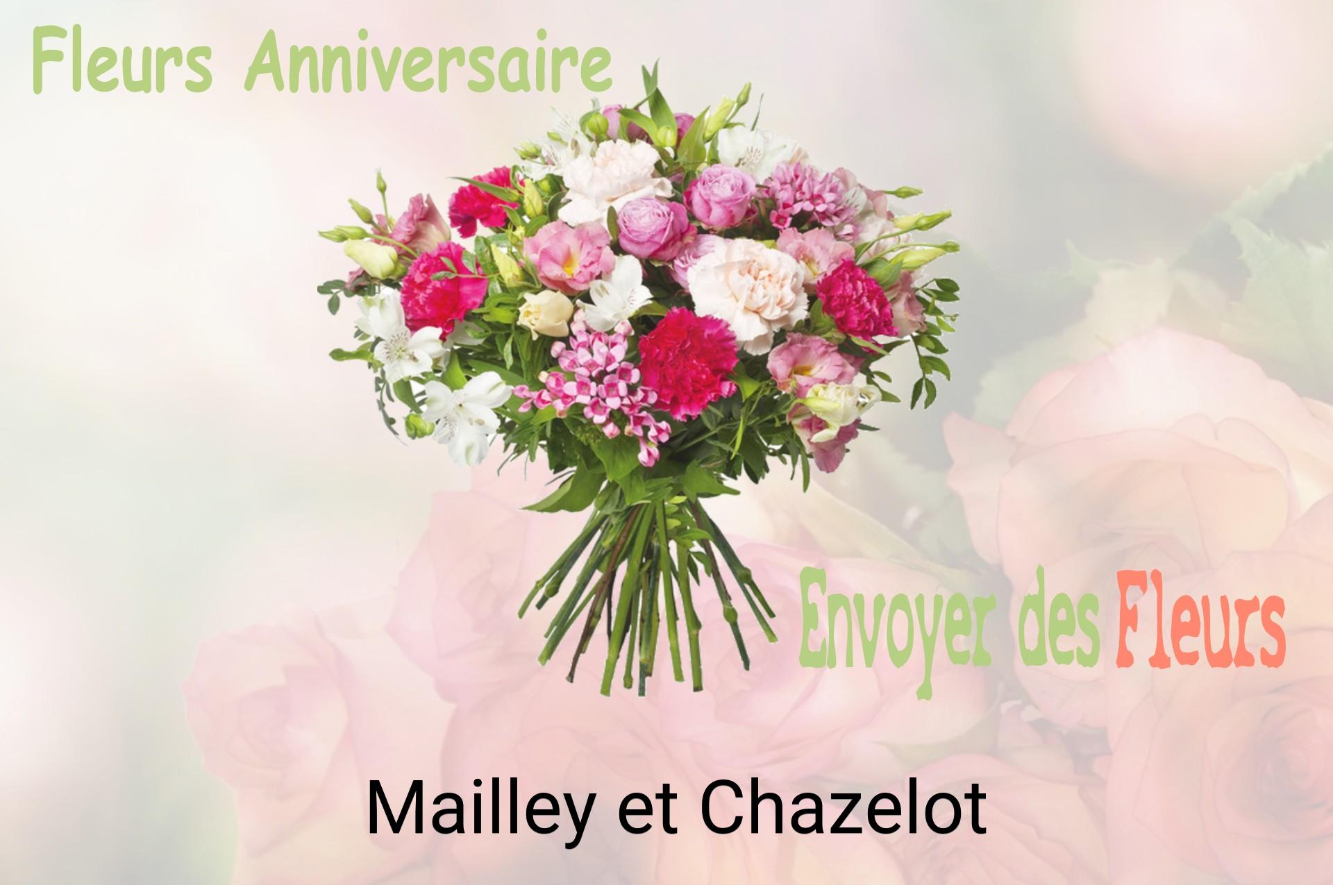 Bouquet de fleurs d’anniversaire livré à Mailley-et-Chazelot