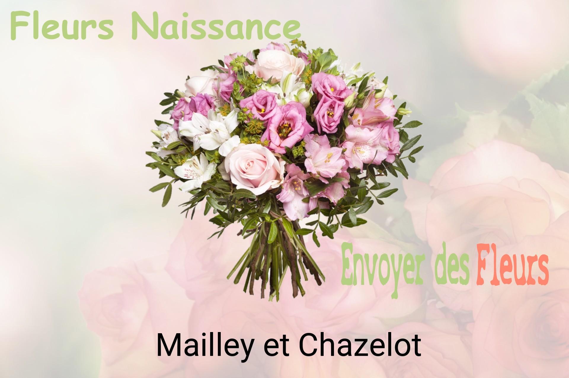 Bouquet de fleurs de naissance livré à Mailley-et-Chazelot